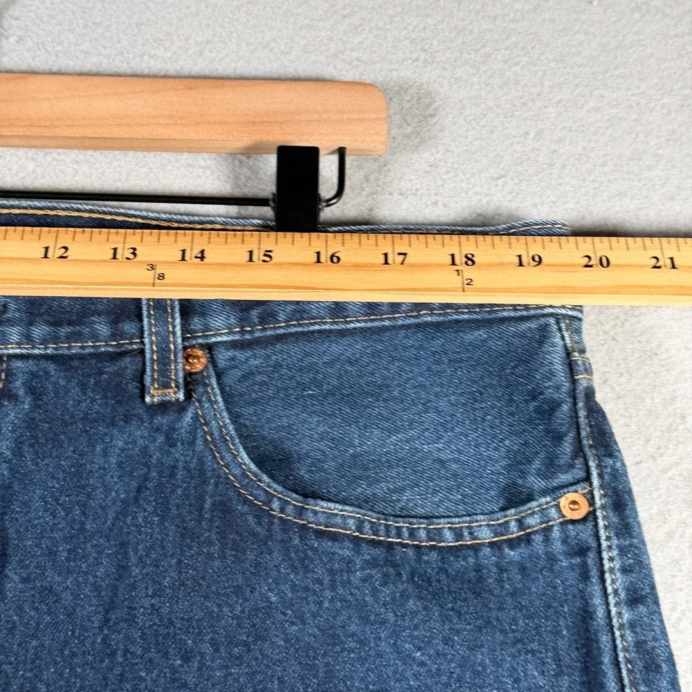 Levis 505 Regular Fit Straight Leg Jeans Mens‎ 40x32 Blue Dark Wash 00505-0216